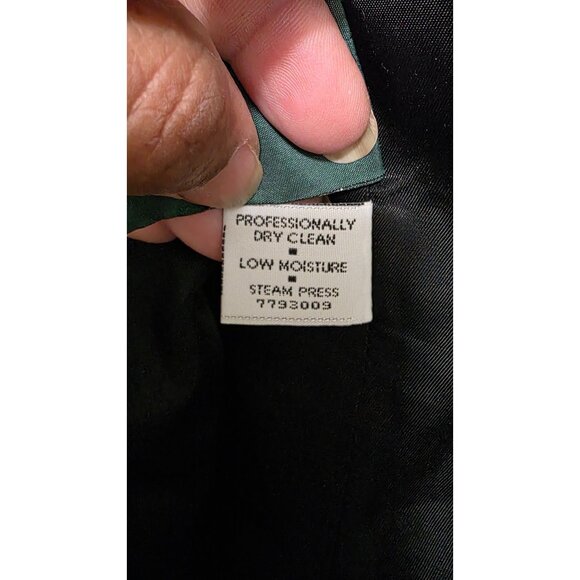 Lauren Ralph Lauren Women's Houndstooth 100% Wool Plus Size Blazer Jacket Size 1 - Picture 9 of 9